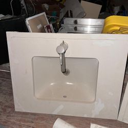 Bathroom Vanity Top - Sink with Faucet 