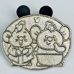 Disney Cinderella Mice Jaq and Gus Duos Hidden Mickey Chaser WDW Pin Trading