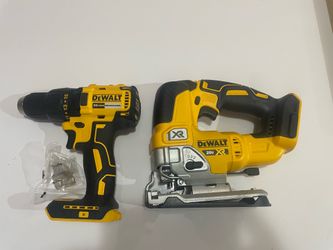 Dewalt 20V MAX XR Cordless Brushless Jigsaw (Tool Only)and drill