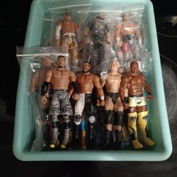 Wrestling Figures Lot 