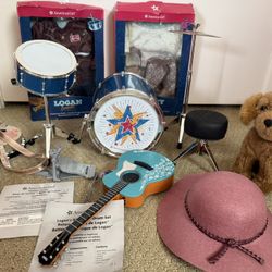 American Girl Doll Logan And Tenney Items