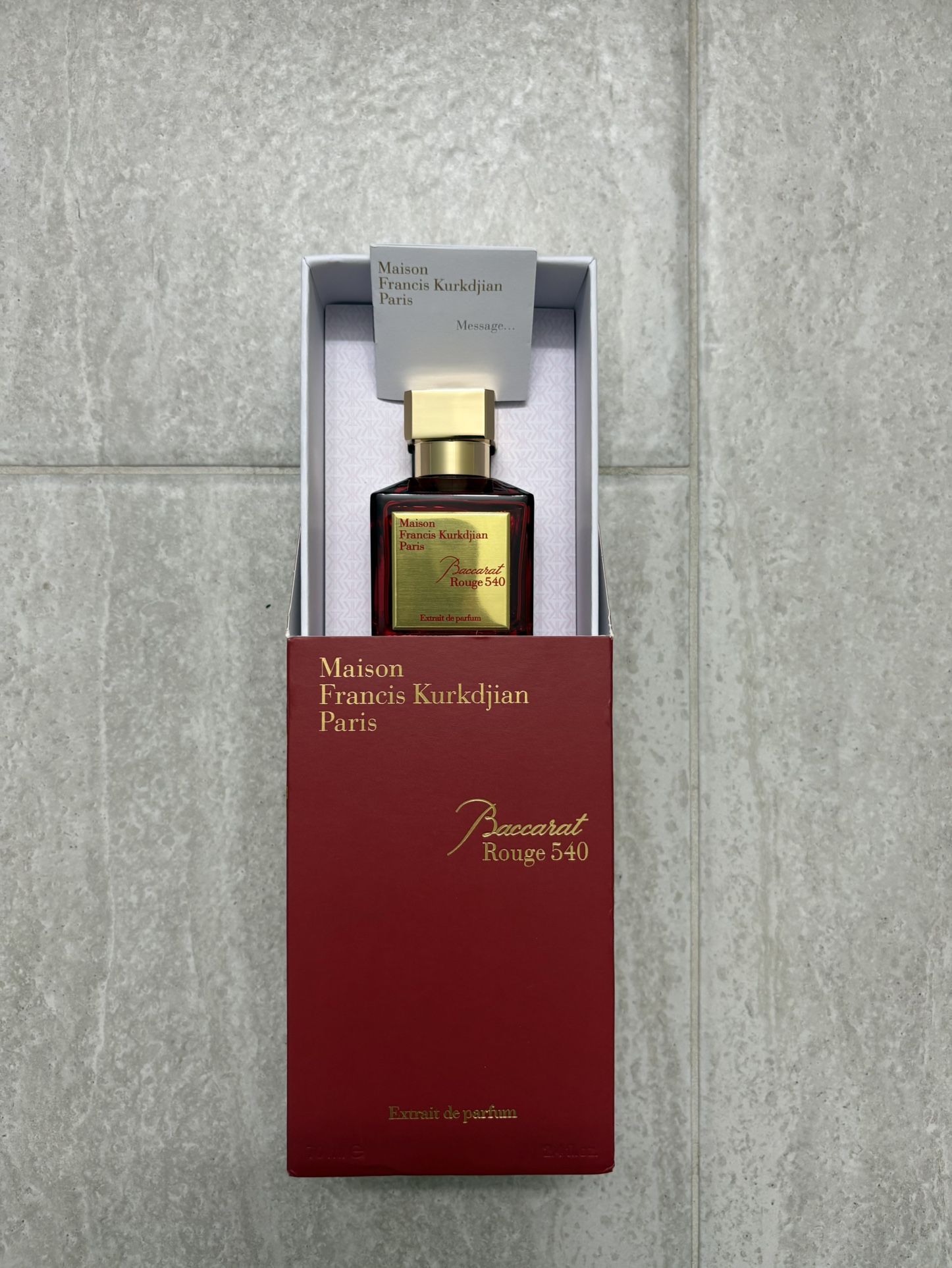 Maison Francis Kurkdjian Paris Baccarat Rouge 540