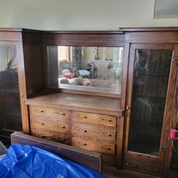 Antique Buffet Cabinet 