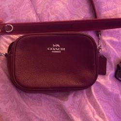 Coach Burgundy Purse 