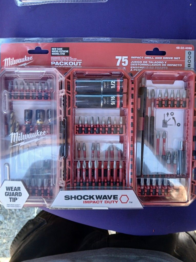 Milwaukee, Packout, Shockwave Impact duty 75 Pcs.