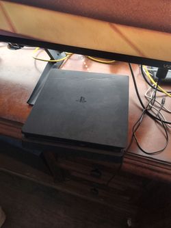 2 PS4s with 1 TB external hard drive and subwoofer