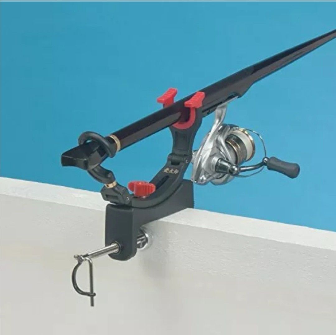 adjustable fishing rod holder boat mount