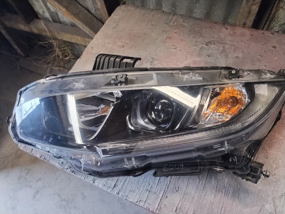 2018-21 Honda Civic Ex Left Headlight 