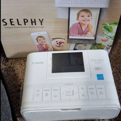 Brand new Canon Selphy CP1300 Compact Wifi Photo Printer (white) + Case and Accessories