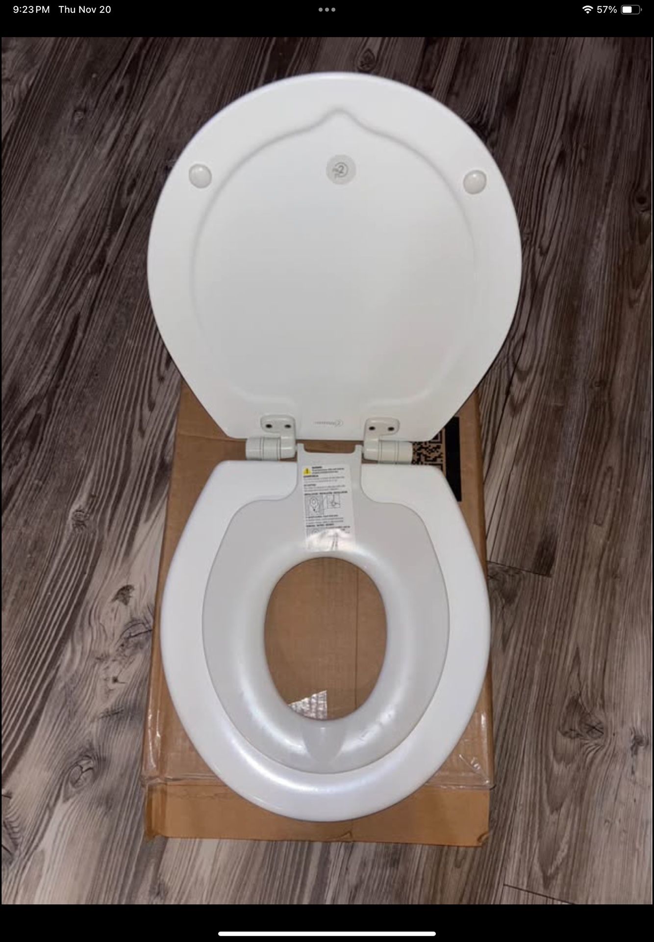 Mayfair NextStep2 Slow-Close Toilet Seat with Built-In Toddler Potty Training Seat