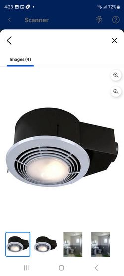 Broan-Nutone QT9093WH Bathroom Heat / Fan / Light / Night-Light with Switch