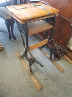 Vintage school desk