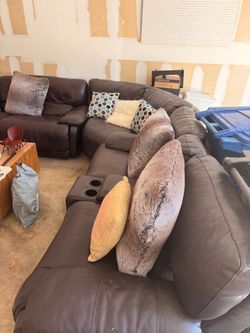 Couch Electrical Recliner L-Shaped Sectional Couch/Sofa