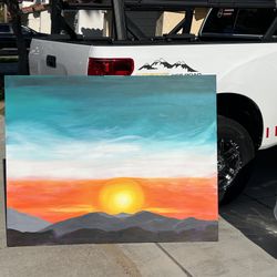 Giant Sunset Picture! 