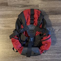 Vintage Oakley Icon Backpack Red Black Bag Nylon Tactical