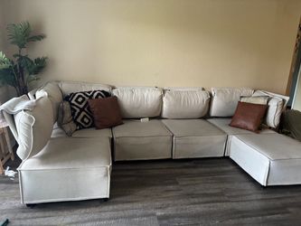 6 piece modular sofa (interchangeable)