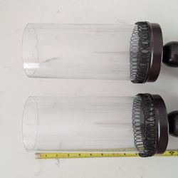 Glass Candle Holders