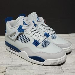 Air Jordan 4 Retro Military Blue Mens Sz 12 Brand New Meet Today Pine Green Sb Lost Found 1 3 4 6 9 11 12 13 14