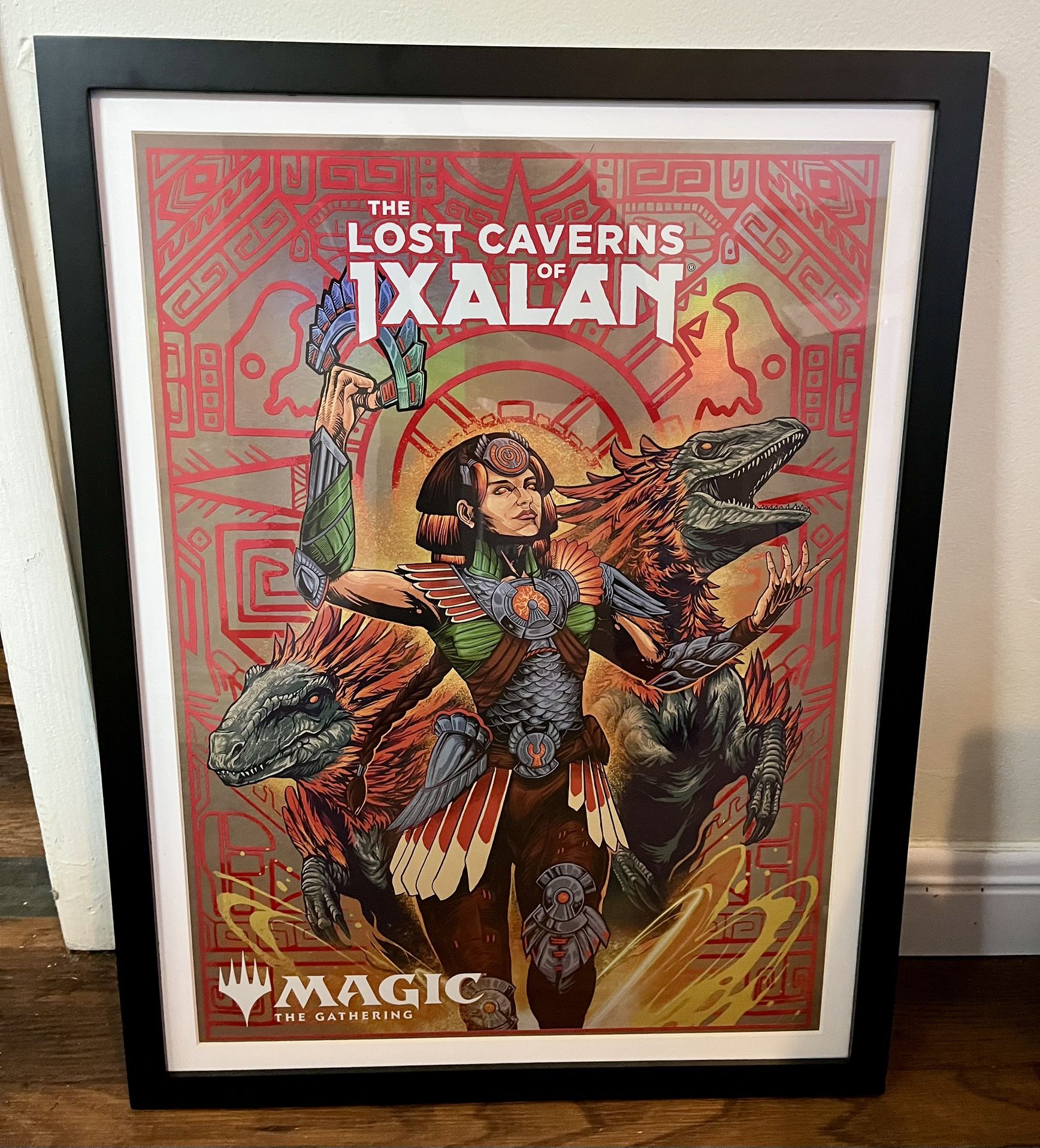 MTG TCG Lost Caverns of Ixalan Store Foil Poster 18x24 Framed