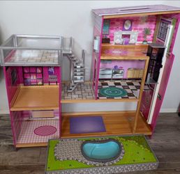 KidKraft Uptown Wooden Dollhouse (No Furniture) - Pickup Only