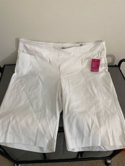 Kim Rogers Millennium Bermuda White Shorts 18W