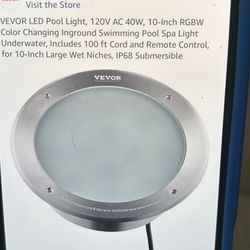 Luz Para Alberca Marca Vevor Tengo 8 Unidades Solo Efecrivo 