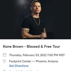 Kane brown ticket 
