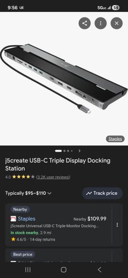 J5 create USB-C 4K HDMI Docking station
