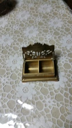 postal saps storing beuitifull brass box