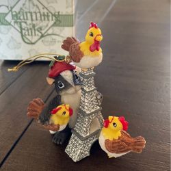 Charming Tails, Three French Hens by Fitz and Floyd