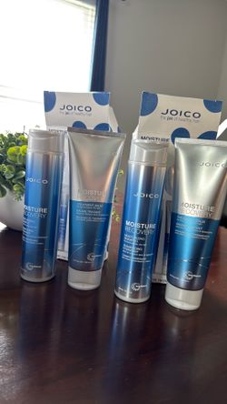 2 JOICO moisture recovery shampoo/ 2 treatment Balms Bundle