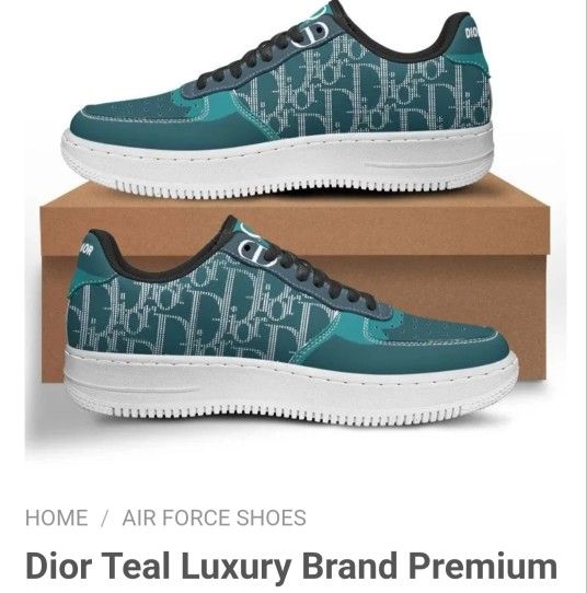 Brand New Dior Teal Sneaker