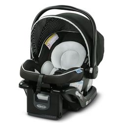 Graco SnugRide Lite LX Infant Car Seat, Lightweight Rear-Facing Seat for Babies 4–30 lb, 4-Position Adjustable Base, LATCH Installation & ProtectPlus 