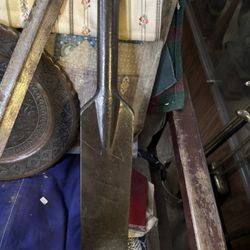 Blacksmith Made Solid Iron Caulking?? Tool
