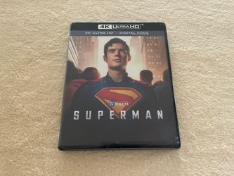 Superman 2025 4K UHD Blu Ray Movie Brand New Sealed