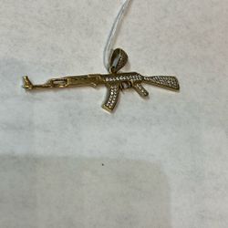10k Yellow Gold Pendant #108927-2 MJ