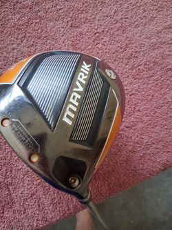 Mint left hand callaway mavrik driver and head cover