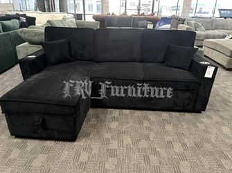 New Black Sofa 