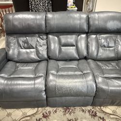 Leather Recliner sofa