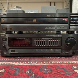 Vintage Sony CDP-C201 Carousel 5 CD Disc Changer 1990 Japan Amp Not Included
