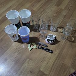 Cups, Plant Vase, Bottle Openers