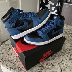 Marina Blue Jordan 1s - Size 9.5
