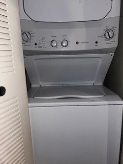 Gas stackable washer & Dryer