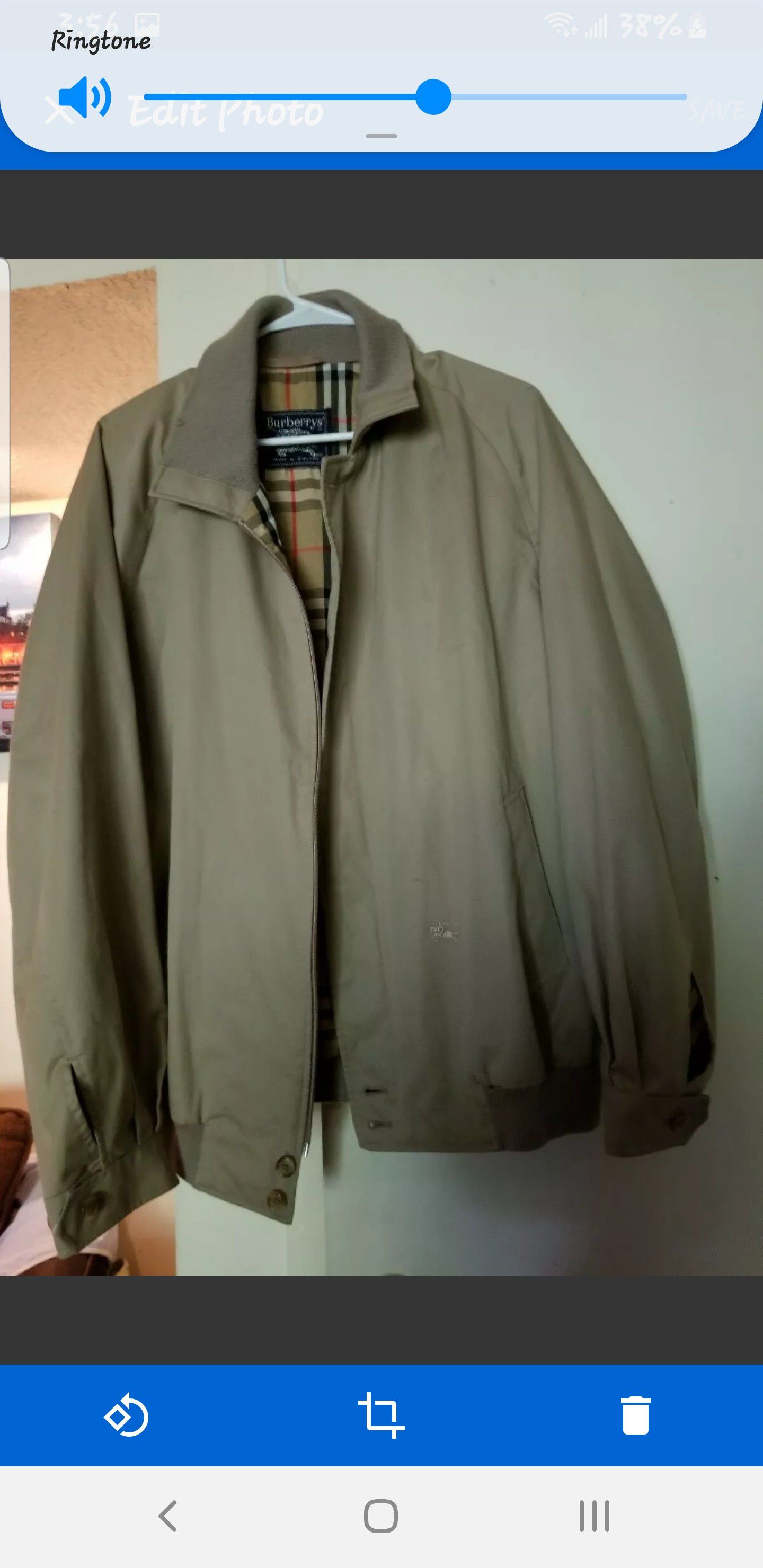 Men Vintage Burberry jacket size