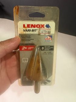 Lenox Vari-Bit VB12 Step Drill Bit 7/8" - 1-3/8" HSS 3/8" Shank 30912VB12