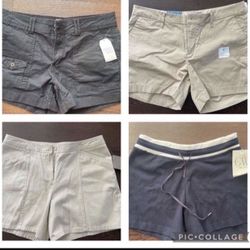 New Woman Shorts , Size 8 $10 for each, $30for all 