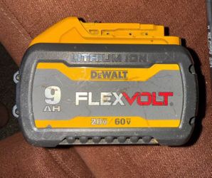 Dewalt 9 amp Flex Volt Battery 20/60V