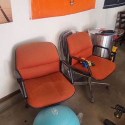 1980s Rolling Chairs