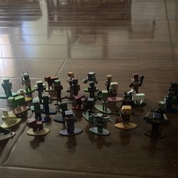 Minecraft steel figures