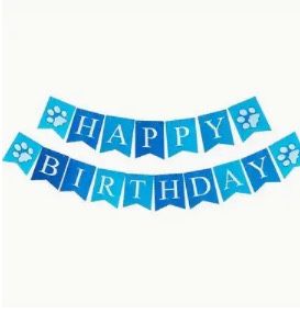 Pet Birthday Banner